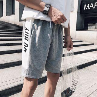 Lettering-printed Shorts