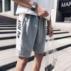 Lettering-printed Shorts