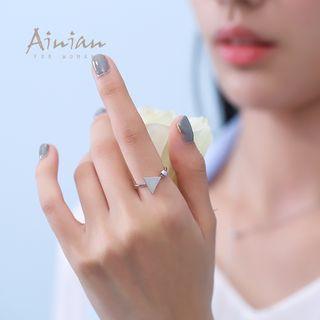 925 Sliver Triangle Ring