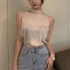 Tie Back Sleeveless Top