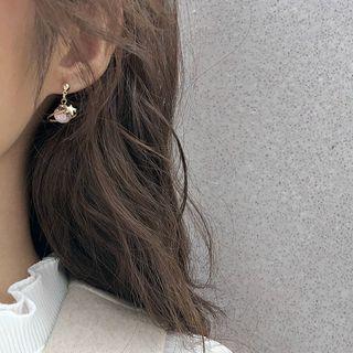 925 Sterling Silver Bead Planet Dangle Earring