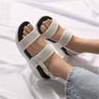 Punched-strap Sandals