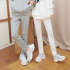 Couple Drawstring-waist Pants