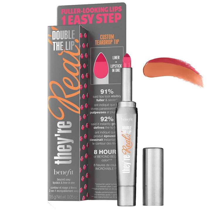 Benefit - Theyre Real! Double The Lip (#criminally Coral) 1 Pc