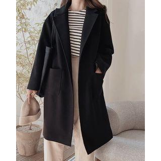 Open-front Strap-back Coat