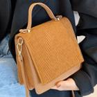 Mini Corduroy Panel Crossbody Bag