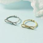 Bow Alloy Open Ring