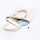Velvet Zipped Shopper Bag