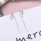 925 Sterling Silver Fringed Earring Es901 - 1 Pair - One Size
