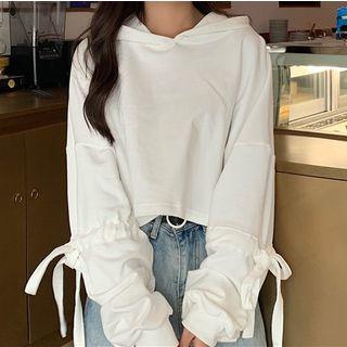 Hooded Cropped Sweatshirt