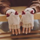 2-way Fluffy Animal Gloves