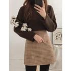 Turtle-neck Relaxed-fit Knit Top