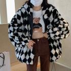 Two-tone Fleece Zip-up Jacket (various Designs)