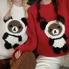 Cartoon Embellished Hoodie