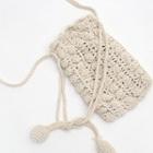 Crochet-knit Shoulder Bag