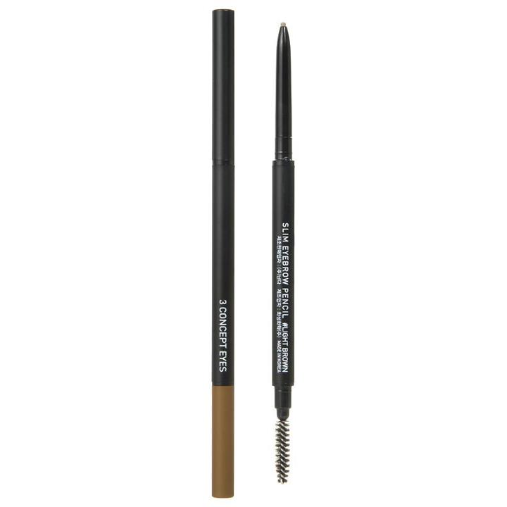 3 Concept Eyes - Slim Eyebrow Pencil (light Brown) 0.085g