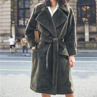 Velvet Buttoned Coat