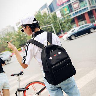 Canvas Embroidery Backpack