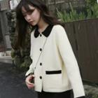 Collar Cardigan Off-white - One Size
