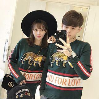 Embroidered Patterned Sweater