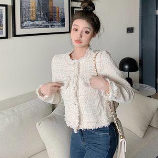 Crewneck Single Breasted Blazer