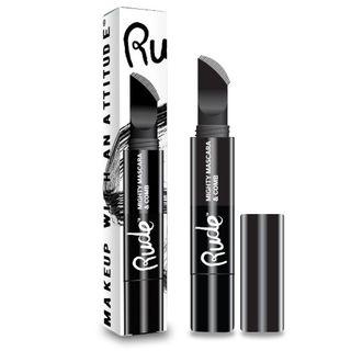 Rude  - Mighty Mascara & Comb (3 Colors), 6.5g