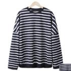 Striped Cotton Sweatshirt
