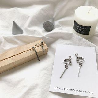 Bar Drop Clip-on Earring / Earring