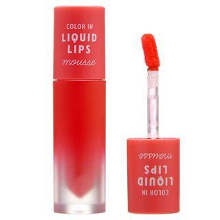 Etude House - Color In Liquid Lips Mousse (8 Colors) #or201 Ruby Red Grapefruit