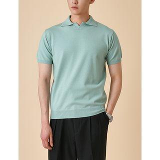 Summer Knit Polo Shirt