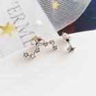 Non-matching Alloy Star Earring 1 Pair Stud Earring - One Size