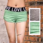 Sport Lettering Shorts