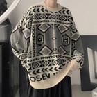 Geometric Jacquard Sweater