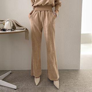 Boot-cut Terry Sweatpants