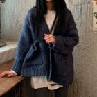 Open Front Cardigan As Shown In Figure - One Size