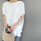 Frill-trim Loose-fit T-shirt