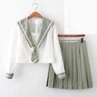 Sailor Blouse / Pleated Skirt / Set