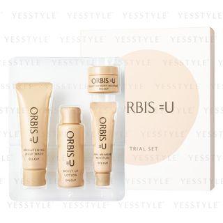 Orbis - =u Trial Oil Cut Set: Wash 20g + Lotion 20ml + Day Milk 8g + Night Gel 5g 4 Pcs