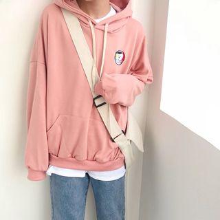 Bear Embroidered Hoodie