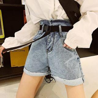 Set: Denim Shorts +belt