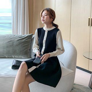 Knit Empire Dress Black - One Size