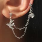 Swallow Chained Alloy Earring