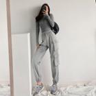 Multi-pocket High-waist Jogger Pants In 5 Colors