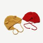 Cat Ear Knit Bonnet Hat