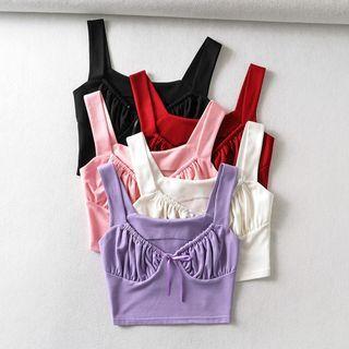 Ribbon Crop Tank Top