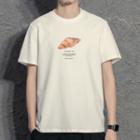 Short-sleeve Croissant Print T-shirt