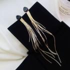 Fringed Earrings Gold - One Size