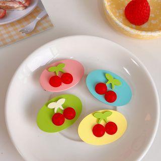 Cherry Plastic Hair Clip