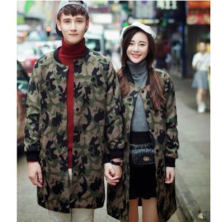Couple Camouflage Long Jacket
