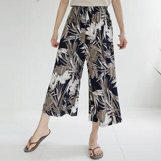 Foliage Summer Wide-leg Pants